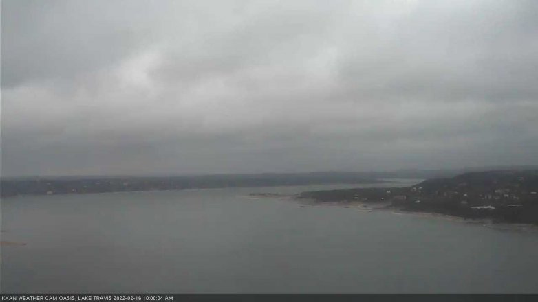 Lake Travis webcam, February 16, 2022 10:00 AM CT