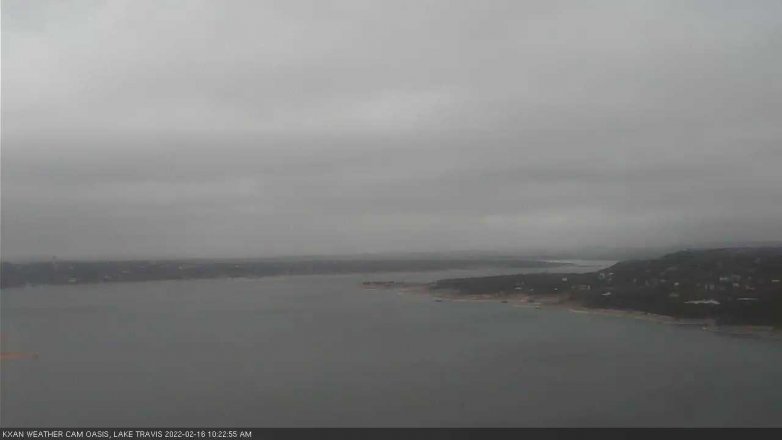 Lake Travis webcam, February 16, 2022 10:25 AM CT