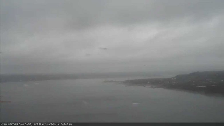 Lake Travis webcam, February 16, 2022 10:45 AM CT