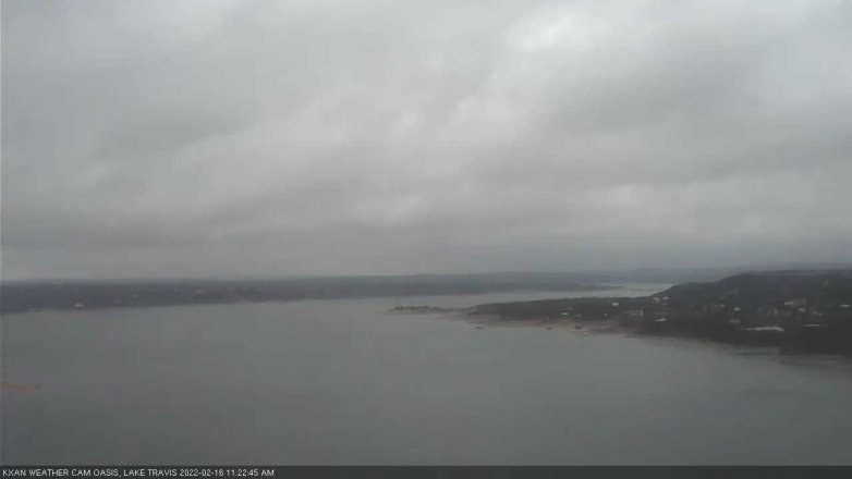 Lake Travis webcam, February 16, 2022 11:25 AM CT