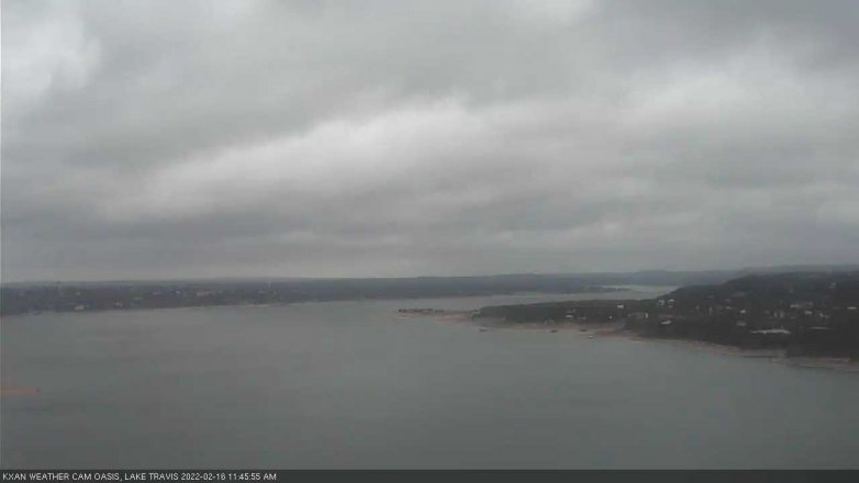 Lake Travis webcam, February 16, 2022 11:45 AM CT