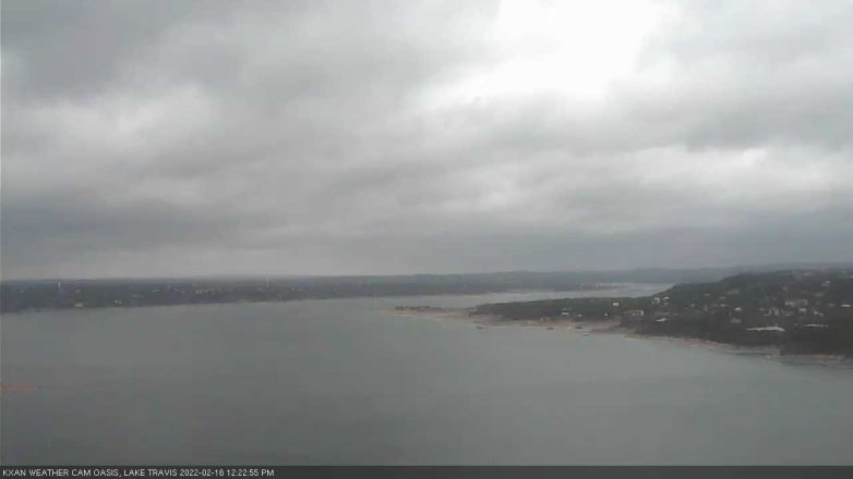 Lake Travis webcam, February 16, 2022 12:25 PM CT