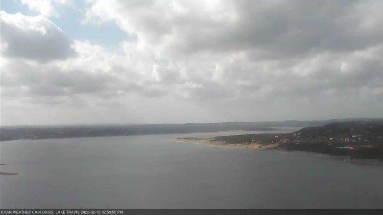 Lake Travis webcam, February 16, 2022 3:00 PM CT