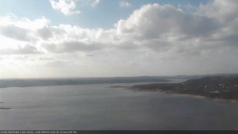 Lake Travis webcam, February 16, 2022 4:25 PM CT