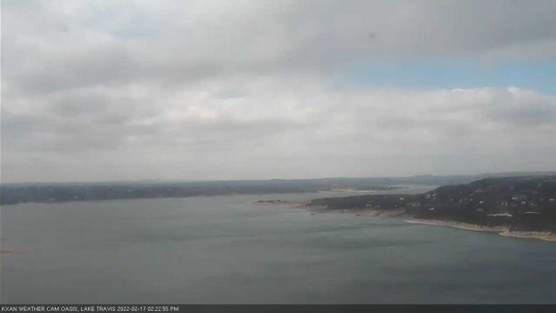Lake Travis webcam, February 17, 2022 2:25 PM CT