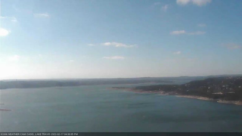 Lake Travis webcam, February 17, 2022 4:00 PM CT