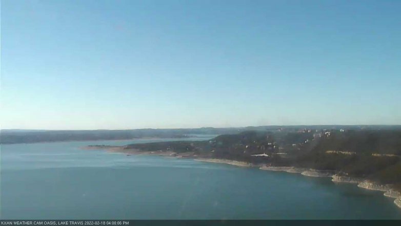 Lake Travis webcam, February 18, 2022 4:00 PM CT