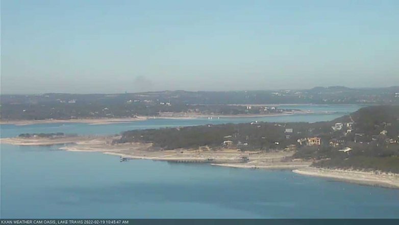 Lake Travis webcam, February 19, 2022 10:45 AM CT