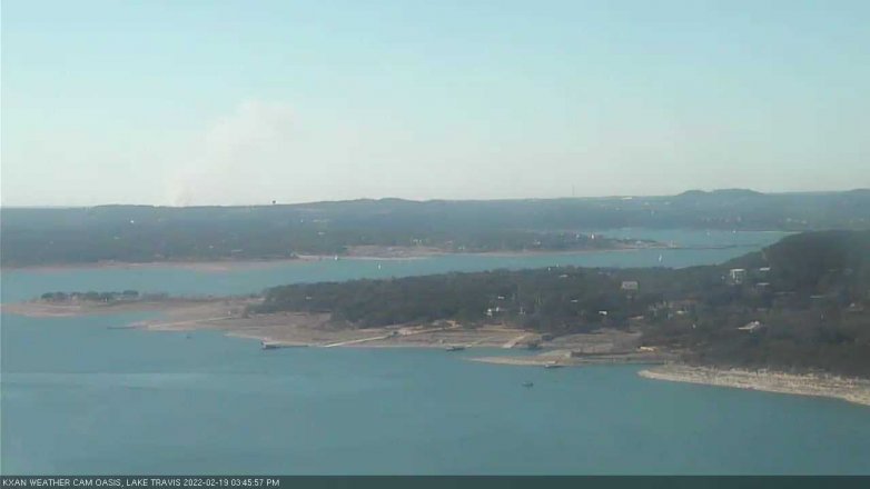 Lake Travis webcam, February 19, 2022 3:45 PM CT