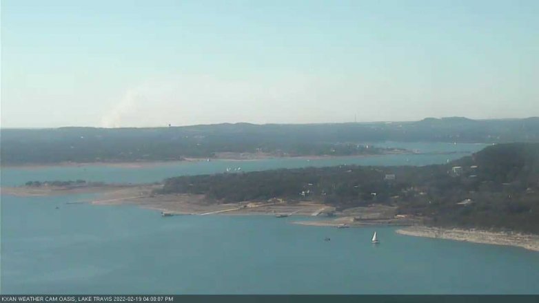 Lake Travis webcam, February 19, 2022 4:00 PM CT