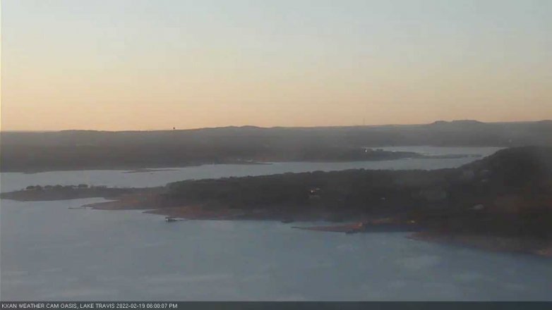 Lake Travis webcam, February 19, 2022 6:00 PM CT