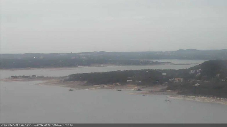 Lake Travis webcam, February 20, 2022 2:25 PM CT