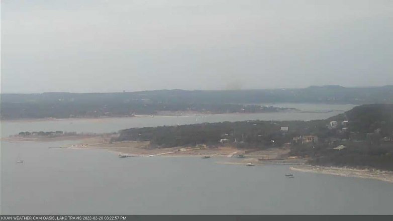 Lake Travis webcam, February 20, 2022 3:25 PM CT