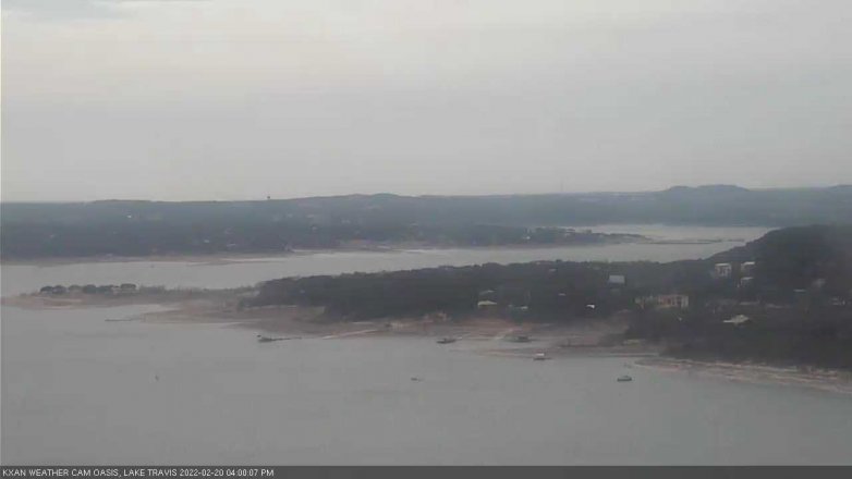 Lake Travis webcam, February 20, 2022 4:00 PM CT