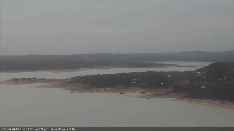 Lake Travis webcam, February 20, 2022 6:00 PM CT