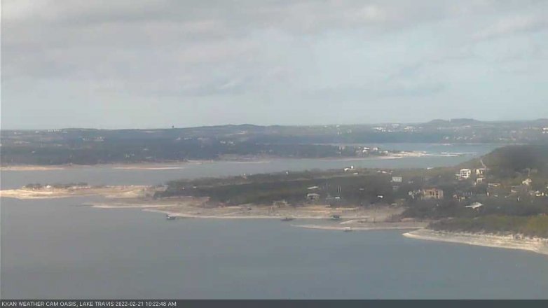 Lake Travis webcam, February 21, 2022 10:25 AM CT