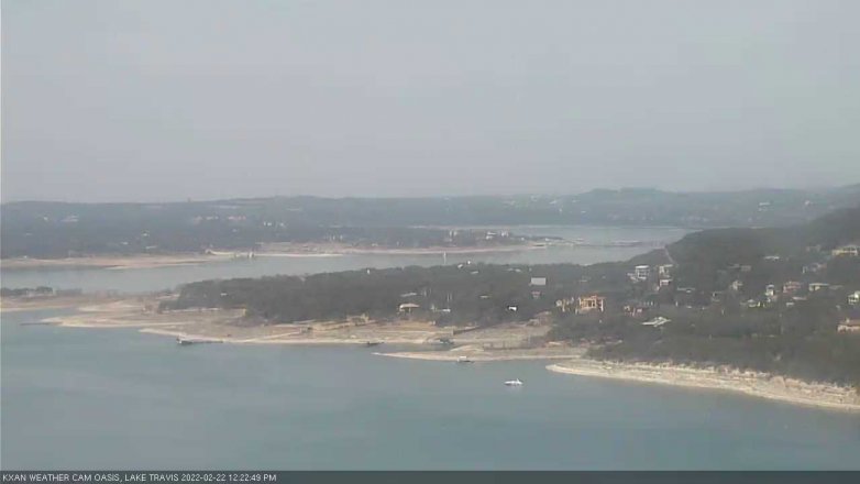 Lake Travis webcam, February 22, 2022 12:25 PM CT