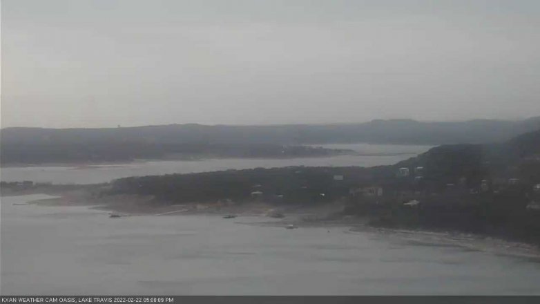 Lake Travis webcam, February 22, 2022 5:00 PM CT