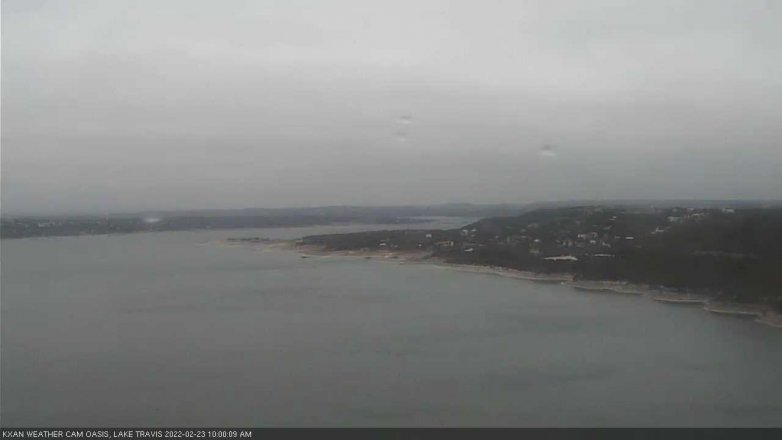Lake Travis webcam, February 23, 2022 10:00 AM CT