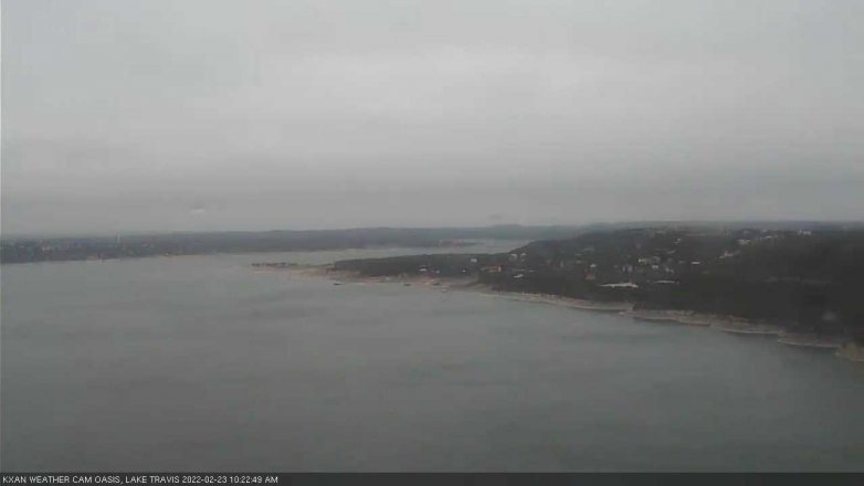 Lake Travis webcam, February 23, 2022 10:25 AM CT