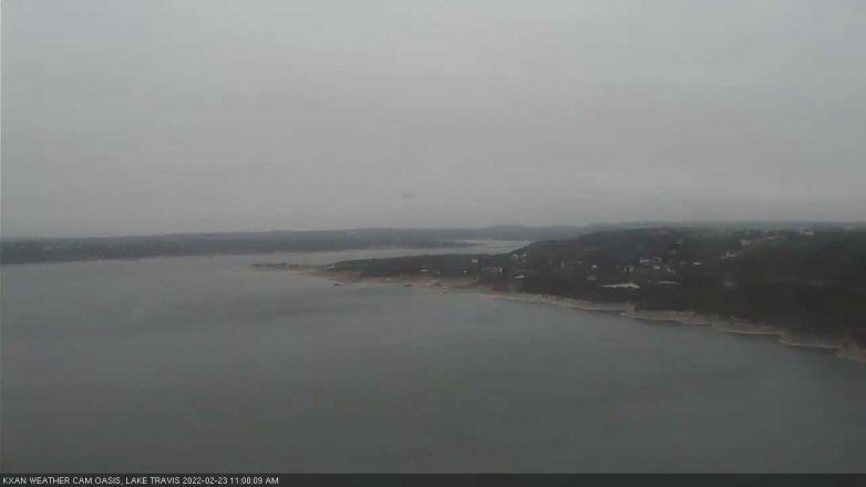 Lake Travis webcam, February 23, 2022 11:00 AM CT
