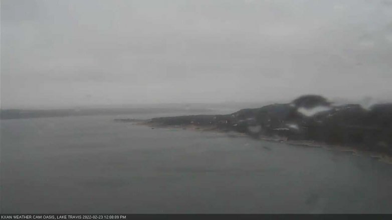 Lake Travis webcam, February 23, 2022 12:00 PM CT