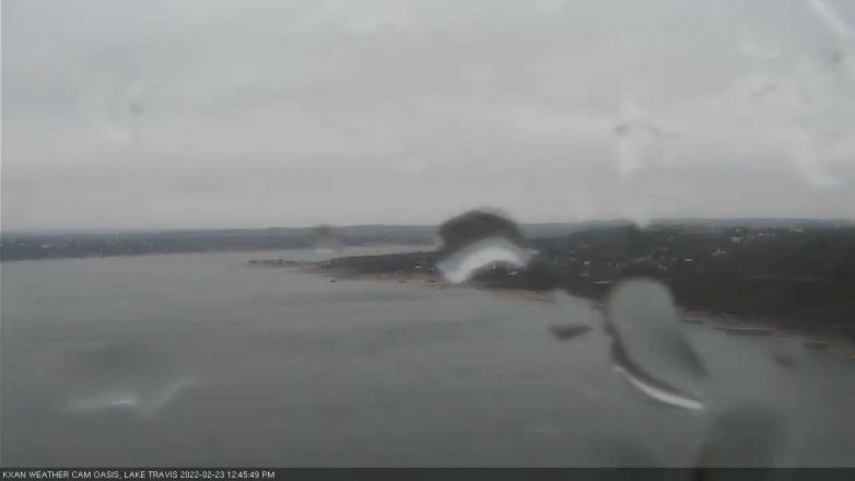 Lake Travis webcam, February 23, 2022 12:45 PM CT