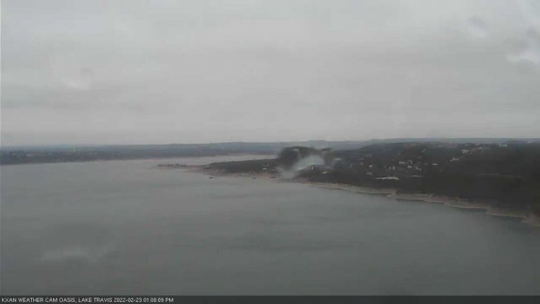 Lake Travis webcam, February 23, 2022 1:00 PM CT