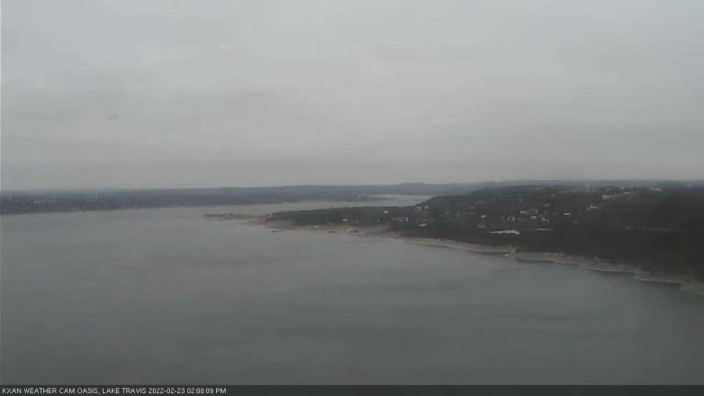 Lake Travis webcam, February 23, 2022 2:00 PM CT