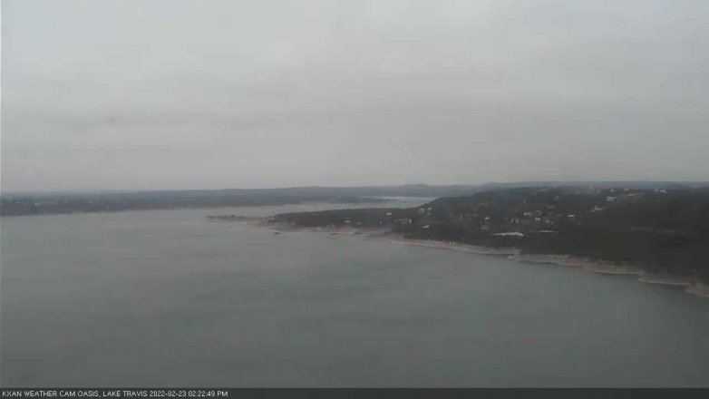 Lake Travis webcam, February 23, 2022 2:25 PM CT