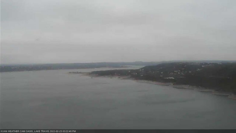 Lake Travis webcam, February 23, 2022 3:25 PM CT
