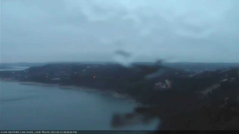 Lake Travis webcam, February 23, 2022 6:00 PM CT