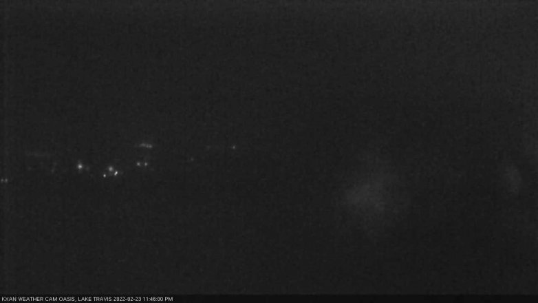 Lake Travis webcam, February 23, 2022 11:45 PM CT