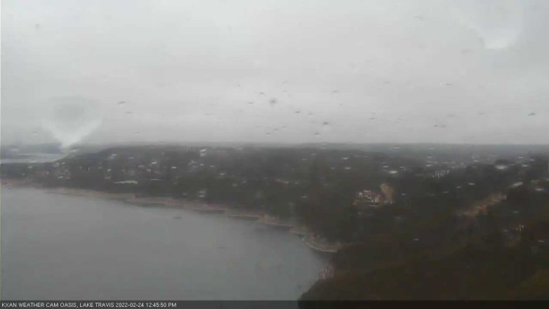 Lake Travis webcam, February 24, 2022 12:45 PM CT