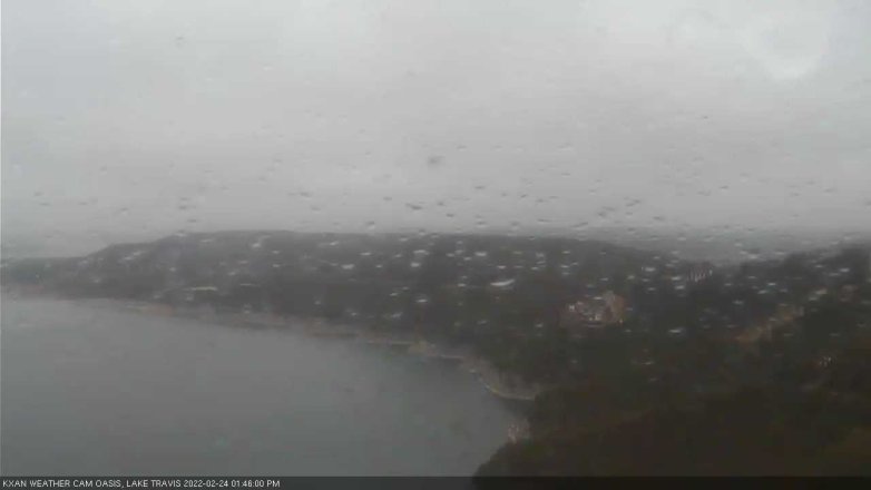 Lake Travis webcam, February 24, 2022 1:45 PM CT