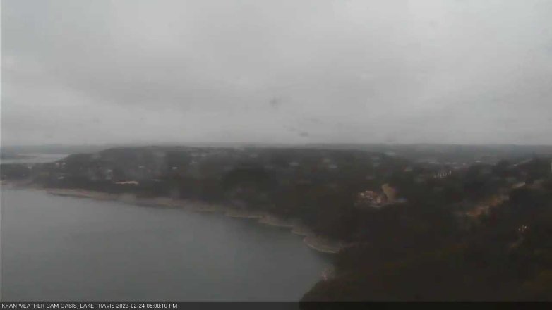 Lake Travis webcam, February 24, 2022 5:00 PM CT