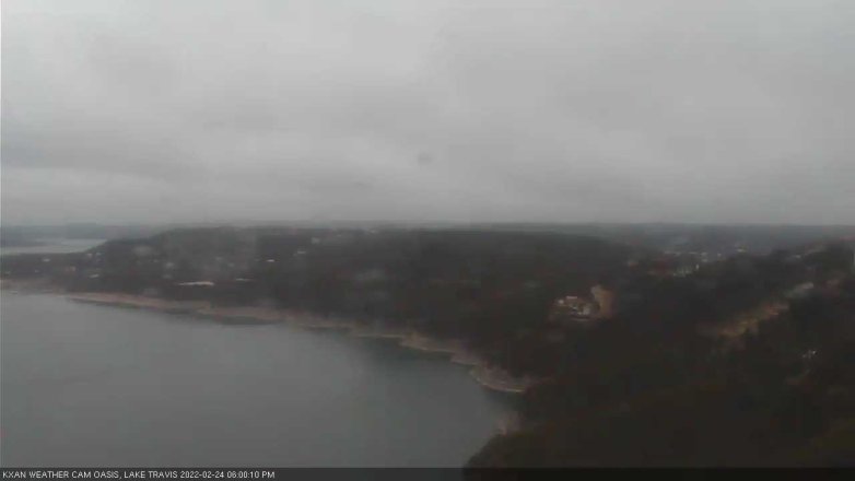 Lake Travis webcam, February 24, 2022 6:00 PM CT