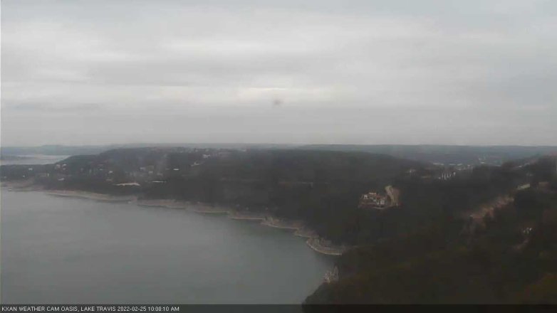 Lake Travis webcam, February 25, 2022 10:00 AM CT
