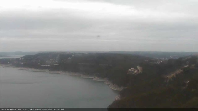 Lake Travis webcam, February 25, 2022 10:25 AM CT