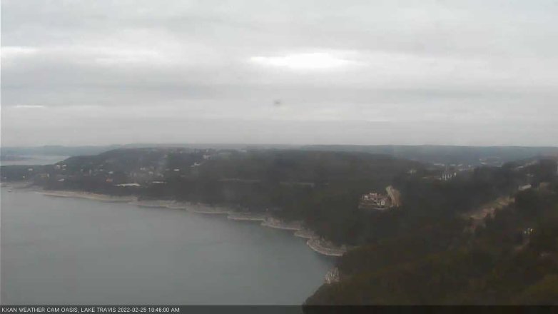 Lake Travis webcam, February 25, 2022 10:45 AM CT