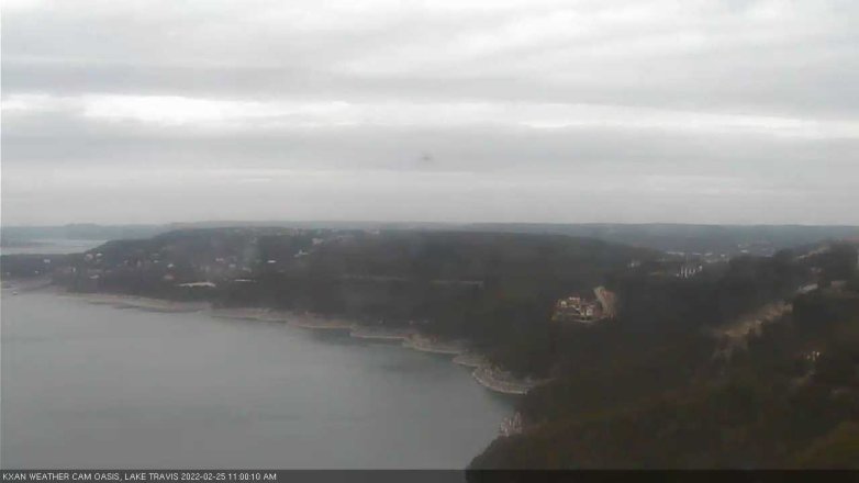 Lake Travis webcam, February 25, 2022 11:00 AM CT