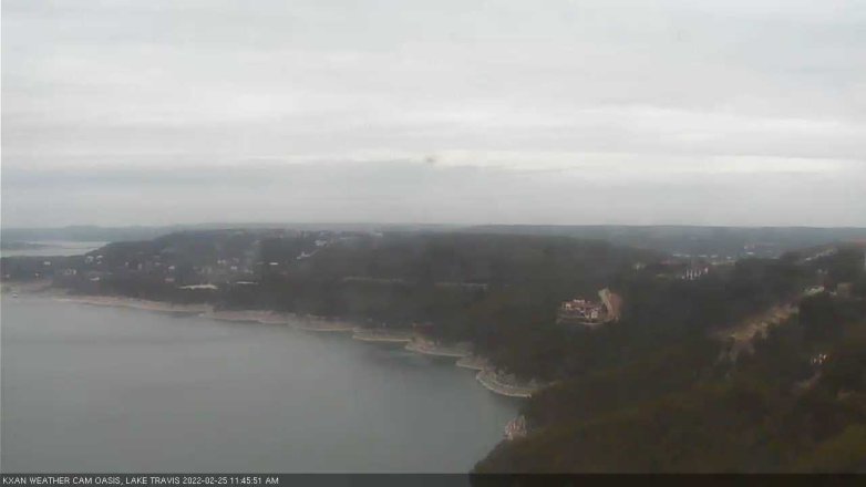 Lake Travis webcam, February 25, 2022 11:45 AM CT