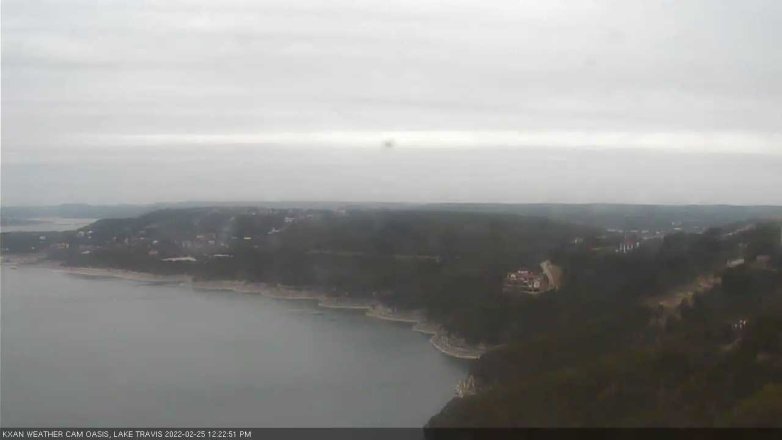 Lake Travis webcam, February 25, 2022 12:25 PM CT