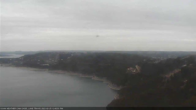 Lake Travis webcam, February 25, 2022 12:45 PM CT