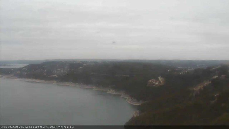 Lake Travis webcam, February 25, 2022 1:00 PM CT