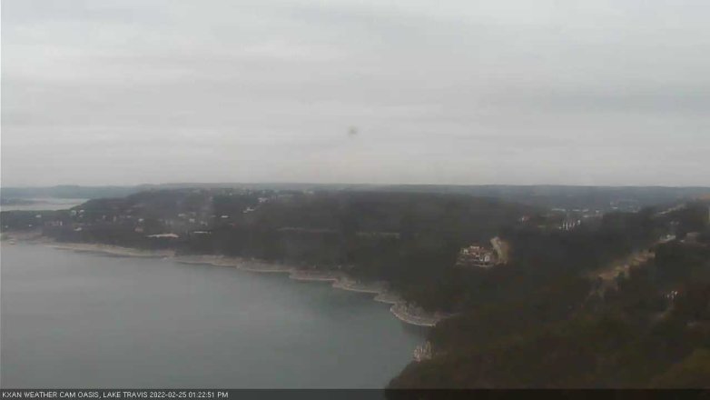 Lake Travis webcam, February 25, 2022 1:25 PM CT