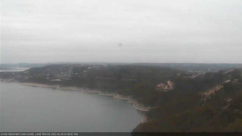 Lake Travis webcam, February 25, 2022 1:45 PM CT