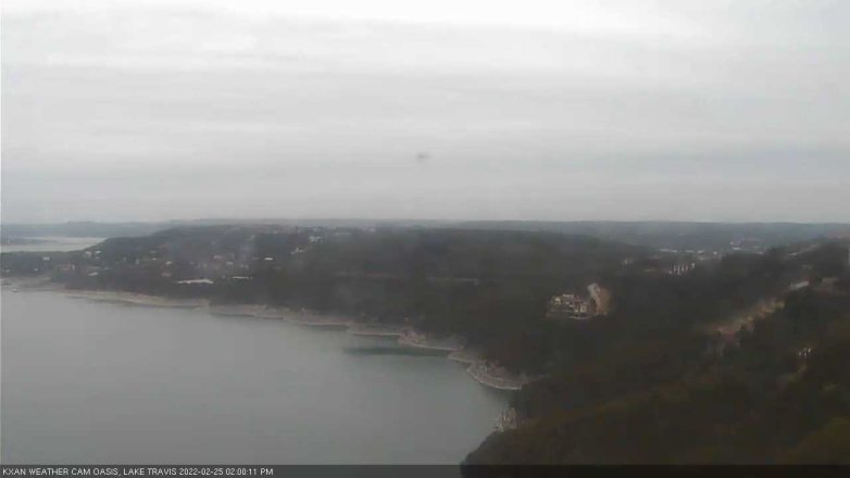 Lake Travis webcam, February 25, 2022 2:00 PM CT