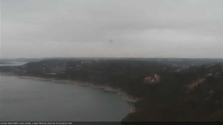 Lake Travis webcam, February 25, 2022 2:45 PM CT