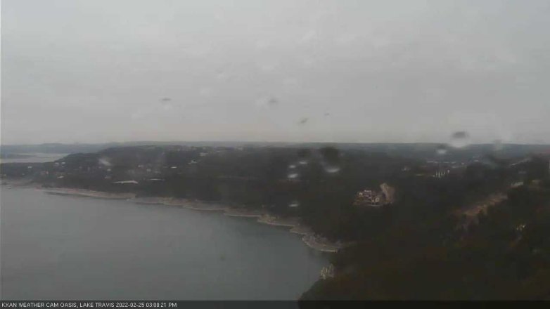 Lake Travis webcam, February 25, 2022 3:00 PM CT